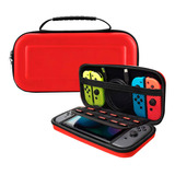 Funda Estuche Compatible Con Nintendo Switch Resistente Color Rojo