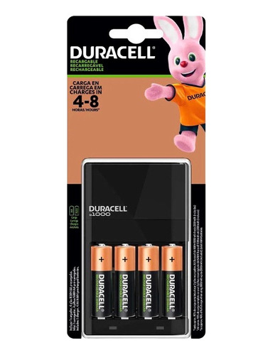 Cargador De Pilas Aa / Aaa + 4 Pilas Aa Duracell