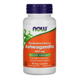 Ashwagandha 450mg Now Food 90 Capsulas Sellado