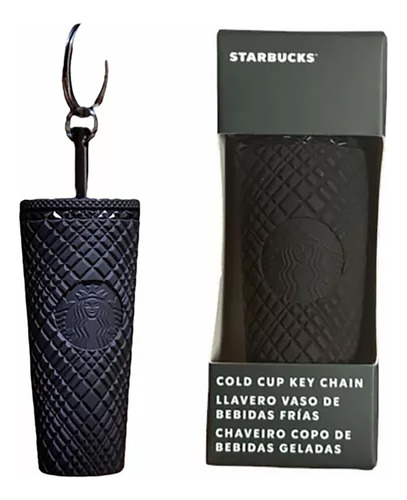 Llavero Starbucks Vaso Tumbler Negro Jeweled Otoño 2023