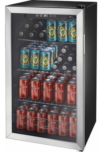 Refrigerador Insignia  115latas Acero Inoxidable\ Plata