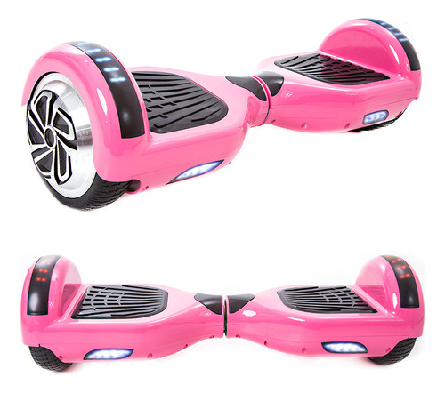 Skate Eletrico 6,5 Rosa Hoverboard Smart Balance Bluetooth