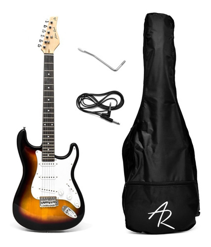 Guitarra Eléctrica Aston Reed Egs111 Tipo Strato Funda Cuota