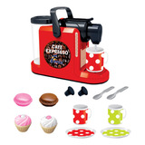 Cafeteira De Brinquedo Máquina Café Infantil Menina Sai Água