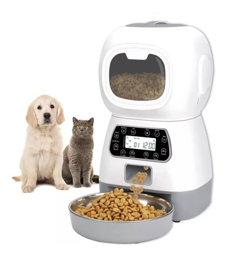Comedero Automatico Alimento Mascota Gato Perro