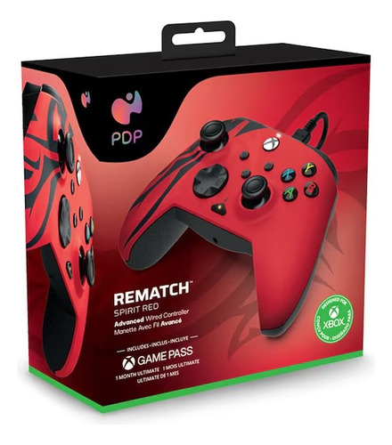 Control Alambrico Re Match Rojo Xbox One/series Nuevosellado