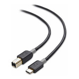 Cable Importa El Cable De Impresora Usb C (usb C A Usb B / U