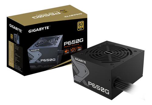 Fuente De Poder Pc 650w Gamer Gigabyte P650g 80 Plus Gold 