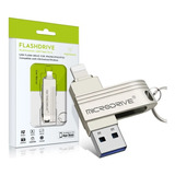 Pen Drive Microdrive 128gb 2 Em 1 iPhone Lightning Usb 3.0 
