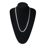 Collar Plata 925 Eslabón Estilo Gucci 7mm 72 Cm 59 Grs