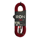 Cable Plug-plug Angular Mallado Kwc Iron Rojo 223e 6 Metros