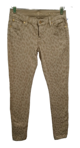 Jeans Skinny 7 For All Mankind Leopard Print Dama! * 26 *