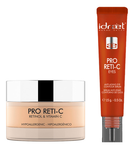 Idraet Pro Retic Retinol-vitamina C Crema + Contorno De Ojos