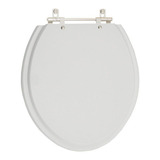 Assento Sanitário Oval Cinza Claro Para Vaso Ideal Standard