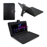 Funda Con Teclado Para Tablet Alcatel 8092 10  Negro