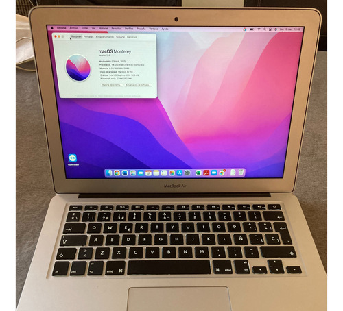 Macbook Air 13,3 2017, 128gb Ssd, 8gb Ram