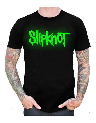 Remera Brilla En La Oscuridad Slipknot - Rock
