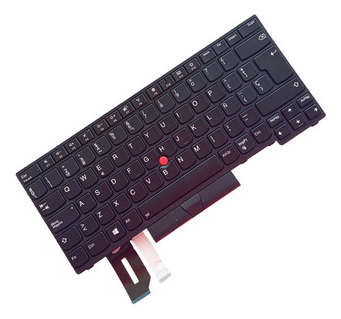 Teclado Portátil Con Puntero Para E480 E490 T480s L480 Bl [u