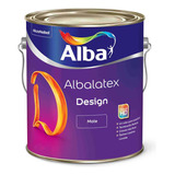 Albalatex Design Pintura Latex Int Colores 1 Lt - Rex Color Rojo Intenso