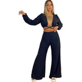 Pantalón Y Crop Top  Capricornio 