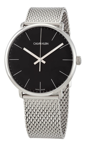 Reloj Calvin Klein High Noon Esfera Negra Hombre Boleta