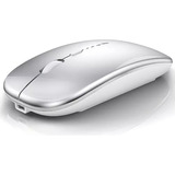 Mouse Silencioso Inalámbrico Bluetooth 5.0 De Carga Portátil