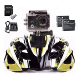 Câmera 4k Action Sport Com Acessórios  Kit Completo