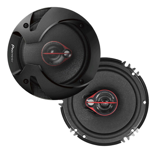 Par Parlantes Auto Pioneer Ts-r1651 2 6  3 Vias 300w Pmpo