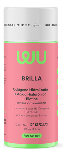 Brilla | Piel  + Uñas + Cabello | Wu | Colageno, Biotina