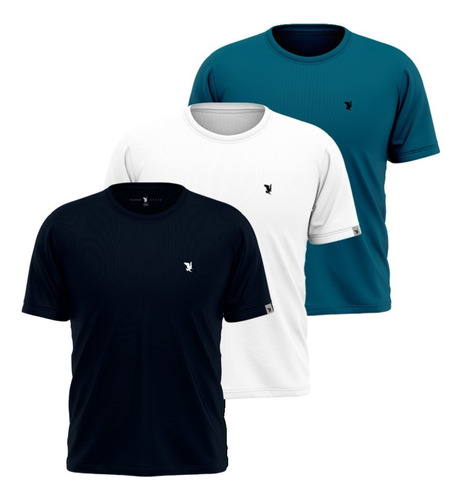 Kit 2 Camisas Pluz Size Masculina Camiseta Básica G1 Ao G4 