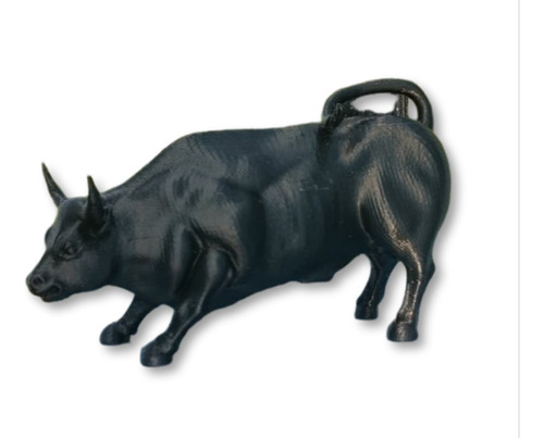 Toro Wall Street Bull Finanzas Impresión 3d Adorno Oficina