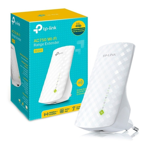 Repetidor Tp-link Re200 Blanco Ac750 Wi-fi