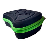 Case Estojo Para Controle Xbox 360 One Series Preto E Verde