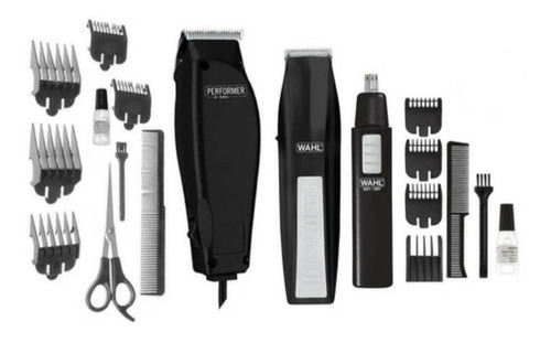 Kit Wahl 20 Piezas Clipper + Terminadora Combo Barberia