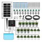 Sistema De Riego Por Goteo Automático Solar Con Temporizador