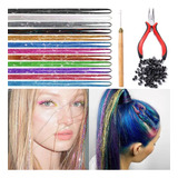Tinsel Hair 12 Extensiones De Cabello De Colores For Mujere