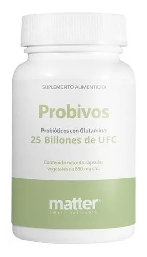 Matter Probivos Adultos Probióticos Con Glutamina 45 Cap Sfn