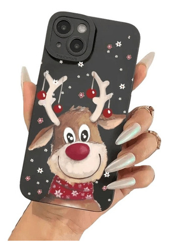 Funda For Teléfono Redmi Con Dibujos Animados De Alces Navi