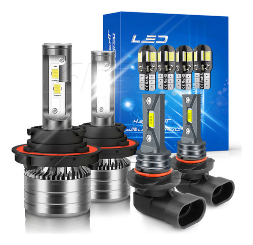 H13 9145 Kit De Focos Led 6500k 40000lm Canbus Para Dodge