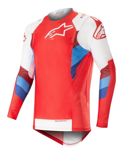 Jersey Para Motocross Para Caballero Supertech Alpinestars