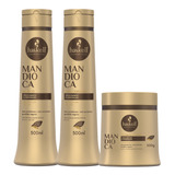 Kit Haskell Mandioca Shampoo + Condicionador + Mascara 500g