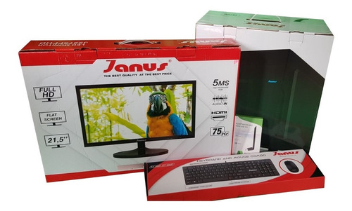 Pc Janus Celeron Ram 4gb Ddr4  Disco 1tb Pantalla 22 Windw10