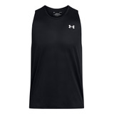 Polera Sin Mangas Ua Tech Hombre Negro Under Armour