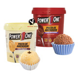 Kit Pasta De Amendoim Beijinho E Brigadeiro 500g Power1one