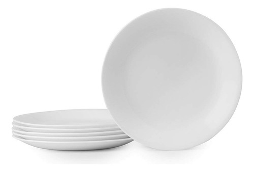 Set De 6 Platos Rojos Rubí Para Cena Corelle Livingware., .