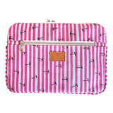 Funda Notebook Estampada 13' Rayas Fucsia