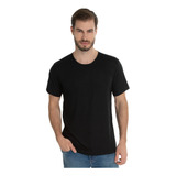 Camisa Camiseta Básica Tradicional Casual Malha Fria Pv  