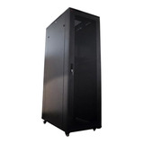 Rack 20 Unidades 20u-800 Glc Puerta Cristal Con Ruedas