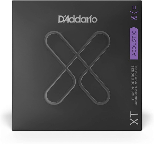 Daddarío Xt Acoustic Phosphor Bronze 11-52 Cuerdas Guitarra