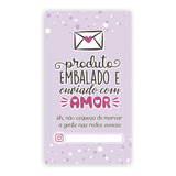 100un Tags De Agradecimento Ao Cliente Pela Compra Encomenda